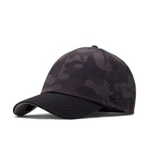 Melin A-Game Hydro Performance Snap Back Hat Black Camo